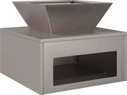 vidaXL Cuptor de foc Ruginit 50 x 50 x 40 cm