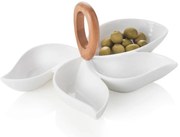 Bol pentru servit cu mâner de bambus Brandani Octopus