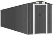 vidaXL Șopron de grădină, antracit, 192x855x223 cm, oțel galvanizat