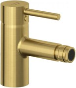 Baterie bideu cu ventil pop-up, Kludi Bozz, auriu periat, 38533N076
