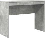 vidaXL Birou Gri din beton 100 x 40 x 76 cm