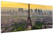 Tablou - Panorama Parisului (120x50 cm)