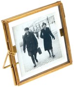 Ramă foto aurie cu picior de susținere din metal 8x8 cm – Rex London
