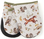 Set de mănuși de bucătărie 2 buc. din bumbac Forest Fable – Cooksmart ®