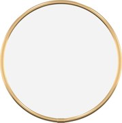 vidaXL Oglindă de perete rotundă, auriu, Ø 20 cm
