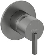 Baterie pentru dus, titan, fara comutator, pentru corp ingropat, Deante Silia Titan