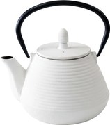 Ceainic din fontă cu infuzor YUKI, 1000 ml, alb