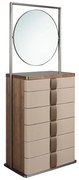 Comoda cu oglinda, sertar cu spatiu pentru ceasuri si bijuterii Chiffonier