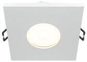 Spot incastrabil design tehnic IP65 Stark alb 8,4x8,4cm