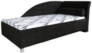 Pat de o persoană (divan) 90 cm Pearline Plus (cu somiere, fără saltele) (D). 774155