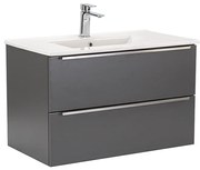 Dulap inferior Vario Trim 80 cu lavoar antracit-antracit