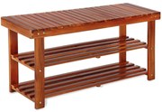 Deuba Raft pentru încălțăminte și bancă 2 în 1 salcâm - 90 cm