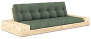 Canapea verde extensibilă 244 cm Base – Karup Design