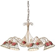 Candelabru 8 brate design clasic realizat manual din ceramica NAPOLI