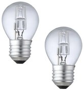Set 2 bucati bec halogen E27 42W 2700K