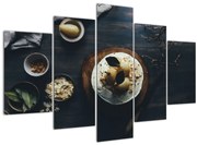 Tablou cu desert pe masă (150x105 cm)