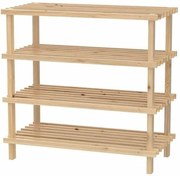 Kesper 69724 Dulap pentru pantofi cu 4 rafturi,deschis, 54 x 52 x 26 cm
