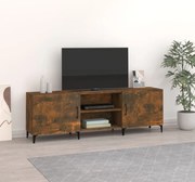 vidaXL Comodă TV, stejar fumuriu, 150x30x50 cm, lemn compozit