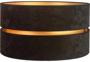 Abajur universal Duolla DUO E27 d. 40 cm negru/auriu