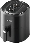 Friteuza cu aer cald Floria ZLN8009 Negru, putere 1360W, Capacitate 6 Litri, temperatura reglabila