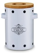 Recipient din metal pentru ceapă și usturoi – Dakls