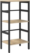 vidaXL Raft pentru cărți Stejar Sonoma 40 x 29,5 x 81 cm Lemn compozit