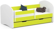 Pat pentru copii Pranshi (lămâie verde) (cu saltea). Promo -26%. 1070768