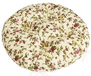 Bellatex Perna Adéla matlasată rotundă Růžička, 40x 40 cm
