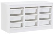 Organizator TRIMAL Cu Cutii Depozitare Alb
