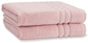 Prosoape roz-deschis 2 buc. din bumbac din frotir 90x140 cm Zero Twist – Catherine Lansfield