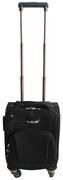 Troler cabina avion, zboruri low-cost, 40x30x20 cm, 4 roti, negru, TRC101