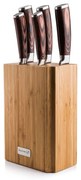 Set de cuțite G21 Gourmet Nature 5 bucăți + blocde bambus
