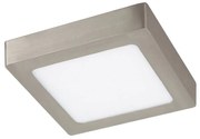 Plafoniera LED design modern Lois crom satin 17x17cm