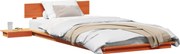 vidaXL Cadru de pat Maro 90 x 200 cm lemn