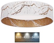 Plafonieră LED VELVET LED/24W/230V 3000/4000/6400K albă/aurie Brilagi