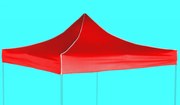 Prelată acoperiș 3x3m, Roșu
