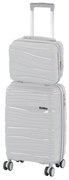 TraveLux Voyager II gurulós bőrönd szett szürke