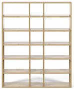 Bibliotecă TemaHome Pombal, lățime 182 cm, maro deschis