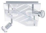 Spot LED RGBW dimabil Eglo 75379 CABO-C 4xGU10/4W/230V + telecomandă