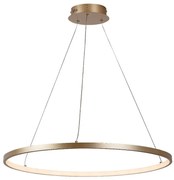 Lustra LED suspendata din metal auriu Beliza