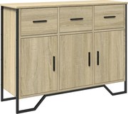 vidaXL Dulap, stejar sonoma, 97x32,5x74,5 cm, lemn prelucrat