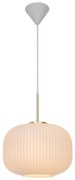 Pendul design scandinav Milford 30 alb opal