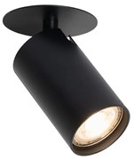 Spot modern integrat negru GU10 50mm - Chels