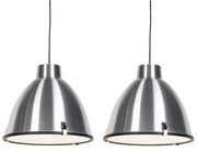 Set de 2 lămpi suspendate din aluminiu 38 cm cu dimmer - Anteros