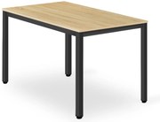 Masa de sufragerie cu blat in decor stejar TESSA 120x60
