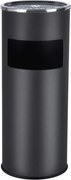 Scrumieră cu coș de gunoi SMOKE, 60,5x24,5 cm, negru SongmicsHome