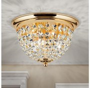 Plafonieră de cristal Orion DLU 1840/35 PLAFOND 3xE27/40W/230V d. 35 cm auriu