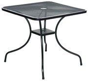 Masă de grădină metalică ZWMT-80 - pătrat 80 x 80 cm