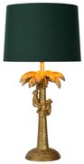 Lucide 10505/81/02 - Lampă de masă COCONUT 1xE27/60W/230V auriu/verde