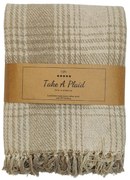 Patura de picnic TAKE A PLAID 160x160 cm, bej